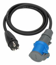 Power Plug Adapter Black, - Blue, Grey - Warranty: 12M