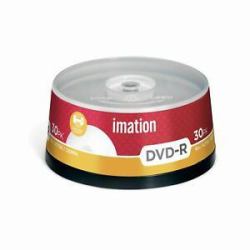 Imation 73000019619 DVD vergine 4,7 GB DVD-R 30 pz (Imation DVD-R IJ PRINT 16X 30PK SPINDLE 4.7GB 15-LANG [1Year warranty])