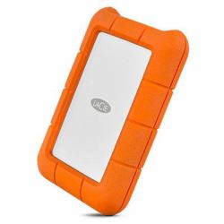 LaCie Rugged USB-C disco rigido esterno 2 TB 2.5" USB tipo-C 3.2 Gen 1 [3.1 Gen 1] Arancione, Argento (Lacie RUGGED MINI USB-C 2TB)