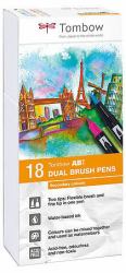 Tombow ABT Dual Brush Pen Set marcatore Multicolore 18 pz (Tombow ABT Dual Brush Pen Set filtpen)