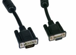 Cables Direct SVGA Extension cavo VGA 1 m VGA [D-Sub] Nero (CDL 1m SVGA Extension Cable)