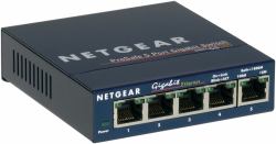 NETGEAR GS105 Non gestito Gigabit Ethernet [10/100/1000] Blu 