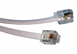 Cables Direct 20m RJ11 Modem Cable Grigio (CDL 20m RJ11 to RJ11 Modem Cable)