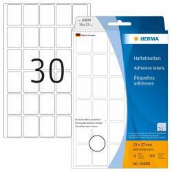 HERMA 10608 etichetta autoadesiva Rettangolo Bianco 960 pz (HERMA Movables - etiketter - 960 stk.)