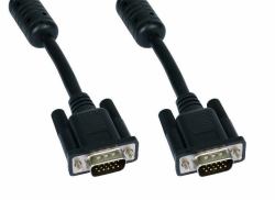 Cables Direct 10m SVGA cavo VGA VGA [D-Sub] Nero, Cromo (CDL 10m SVGA Male - Male Cable)
