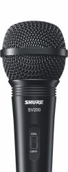 Shure SV200 microfono Nero Microfono per karaoke (Microphone Black Karaoke - Microphone - Warranty: 12M)