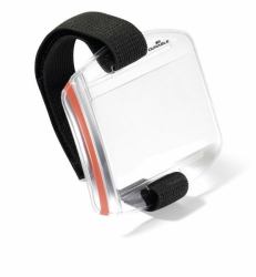 Durable 841419 badge e porta badge 10 pz (Durable Arm Band ID Card Holder Clear [10])