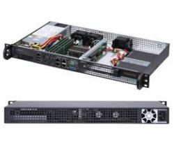 Supermicro SuperServer 5019A-FTN4 Intel SoC BGA 1310 Rack [1U] Black (ATOM C3758 BAREBONE,SuperServer 5019A-FTN4 - Intelï¿½ Atomï¿½ C3758, Up to 128GB ECC RDIMM DDR4-2400MHz, 2x 3.5&quot / 4x...