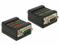 DeLOCK 2xDB9 DB9 Nero (Delock RS-232 Tester DB9 female > DB9)
