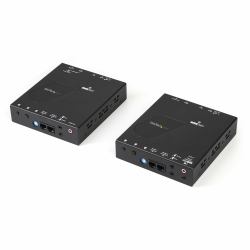 StarTech.com Kit Extender HDMI via IP - 4k (Startech 4K HDMI Over IP Extender - 4K 30Hz - Video Control Software App - HDMI Extender - HDMI Extension - AV Over IP [ST12MHDLAN4K] - Video/audio/infra...