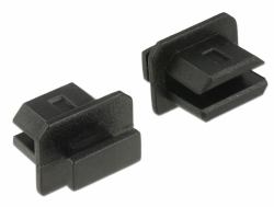 DeLOCK 64026 Copertura di sicurezza per presa elettrica mini Displayport Nero 10 pezzo[i] (Delock Dust Cover for mini Displayport)