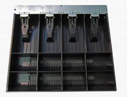 apg Solutions VPK-15B-13-BX vassoio per cassa Nero (Adjustable Till Assembly - Vasario 1616, Inclined notes, - 8x8, individually packed in carton - Warranty: 3M)