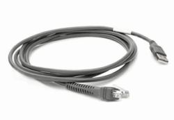 Zebra CBA-U21-S07ZBR serial cable Black 2.1 m USB EAS (SHIELDED USB CABLE SER A CONNEC - 7FT/2.1M STRAIGHT)