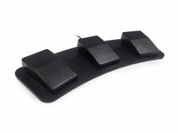 Accuratus X3P USB Nero (Accuratus X3P USB Programmable 3 Button Foot Pedal / Switch - cable length 1.9m. Supplied by Hypertec. [1Year warranty])