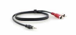 Kramer Electronics 3.5mm - 2 RCA, 4.6m cavo audio 4,6 m Nero, Rosso, Bianco 