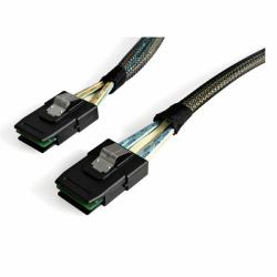 StarTech.com Cavo SAS SCSI seriale collegato 100 cm - Da 8087 a SFF-8087 (StarTech 100cm Serial Attached SCSI SAS Cable - SFF-8087 to SFF-8087 [SAS8787100] - SAS internal cable - with Sidebands - 4...