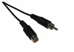 Cables Direct 5m RCA/RCA cavo audio Nero (CDL 5m One RCA Extension Cable)