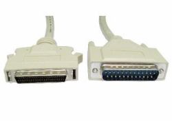 Cables Direct 1m, DB25 M/HP DB50 M, SCSI-2 cavo SCSI Grigio Esterno DB50/HPM (CDL 1M DB25M-HP50D M Beige SCSI)