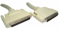 Cables Direct 2m HP68 M/M cavo SCSI Beige Esterno DB68/HP (CDL 2M HP68D M-M Beige SCSI B/Q 35)