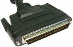 Cables Direct 2m HP68 M/M cavo SCSI Nero Esterno DB68/HP (2m LVD SCSI 3 Half Pitch 68 M to M Cable)