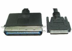 Cables Direct 1m, CN50 M/U2CN68 M cavo SCSI Nero Esterno Centronics C50 68-p (CDL 1m SCSI 1-5 50 Pin Cent-VHDCI)