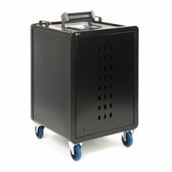 Loxit 6810 accessorio per carrello multimediale Nero, Argento Kit di montaggio (LOX6810 - Laptop security clamp - fixed LF1)
