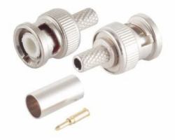 Microconnect BNC59M connettore coassiale BNC 1 pz (BNC crimp plug for RG59 - cable with gold pin - Warranty: 300M)