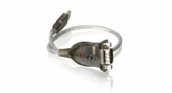 iogear USB to Serial RS-232 Adapter cavo seriale Grigio 0,4 m USB tipo A DB-9 (USB to Serial RS232 DB9Adapter - w/ PC & Mac Drivers - Warranty: 36M)