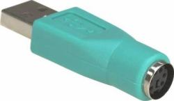 Microconnect USBA-M/PS2-F adattatore per inversione del genere dei cavi Viola 