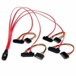 StarTech.com Cavo Mini SAS SCSI seriale collegato 50 cm - Da SFF-8087 a 4x SFF-8482 (50CM INTERNAL MINI SAS CABLE - - F8087 TO 4X SFF8482)