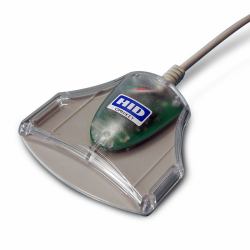 HID Identity OMNIKEY 3021 lettore di card readers Interno Grigio, Trasparente USB 2.0 (The HID / Omnikey 3021 is an easy to install USB smart card reader; suitable for all contact smart card operat...