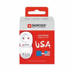 skross Power Plug Adapter Type B - Universal White - Warranty: 12M