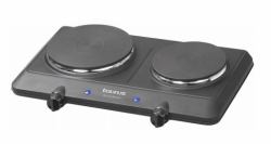 Taurus Volcano Duo Nero, Acciaio inox Superficie piana 120 cm Piastra sigillata 2 Fornello[i] 