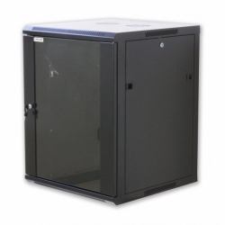 Techly I-CASE EW-2012BKL rack 12U Da parete Nero 