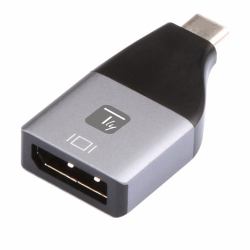Techly IADAP USBC-DP4K adattatore grafico USB 3840 x 2160 Pixel Nero, Argento 