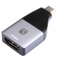 Techly IADAP USBC-HDMI4K adattatore grafico USB 4096 x 2160 Pixel Nero, Argento 