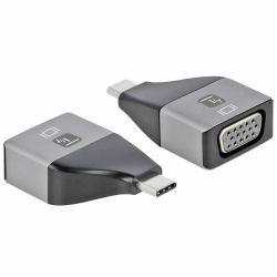 Techly IADAP USBC-VGAC adattatore grafico USB 1920 x 1200 Pixel Nero, Argento 