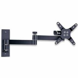 Techly Supporto a muro per TV LED LCD 13-30'' inclinabile 3 snodi nero [ICA-LCD 104BK] 