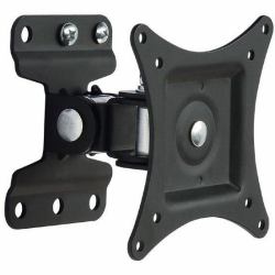Techly Supporto a muro per TV LED LCD 13"-30" full motion Nero [ICA-LCD 201BK] 