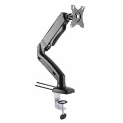 Techly Supporto da Scrivania per Monitor 13-27" con USB e audio 
