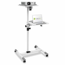 Techly Trolley Universale per Notebook / Videoproiettore, Bianco [ICA-TB TPM-6] 