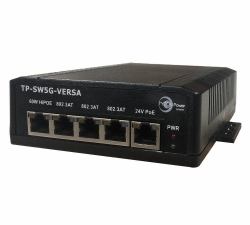 Tycon Systems TP-SW5G-VERSA switch di rete L2 Gigabit Ethernet [10/100/1000] Supporto Power over Ethernet [PoE] Nero 