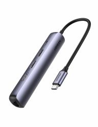 Ugreen 10919 replicatore di porte e docking station per laptop Cablato USB 3.2 Gen 1 [3.1 Gen 1] Type-C Grigio 
