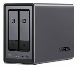 Ugreen NASync DXP2800 NAS Compatta Intel® N N100 8 GB DDR5 UGOS Pro Nero 