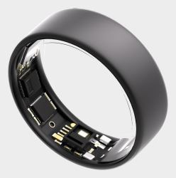 Ultrahuman Ring AIR No Anello intelligente con activity tracker Grigio 