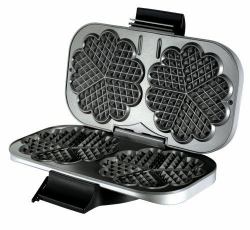 Unold 48241 piastra per waffle 2 waffle 1300 W Nero, Argento 