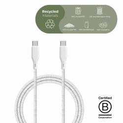upström ËSSENTIALS by UPSTRÖM CC250-100W-E cavo USB USB 2.0 2,5 m USB C Bianco 