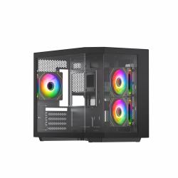 VIDA EDGE MINI MATX ARGB BLACK CASE Cubo Nero 