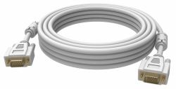 Vision 2x VGA 15-pin D-Sub, 10m cavo VGA VGA [D-Sub] Bianco 