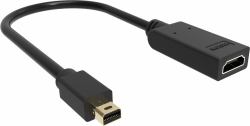 Vision TC-MDPHDMI/BL cavo e adattatore video Mini DisplayPort HDMI tipo A [Standard] Nero 